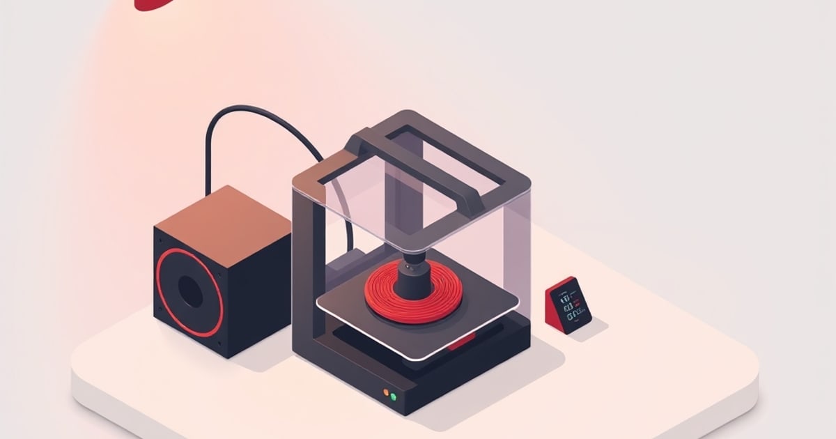Multiple spools of different filament types with temperature and speed parameters displayed as overlays